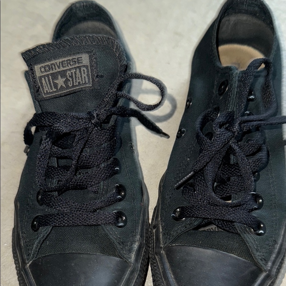 Converse Black Canvas Chuck Taylor Sneakers